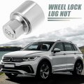 X Autohaux 521 Automotive Wheel Lock Lug Nut Anti Theft Screw Removal Socket Key For Volkswagen Touareg Scirocco Phaeton Tiguan