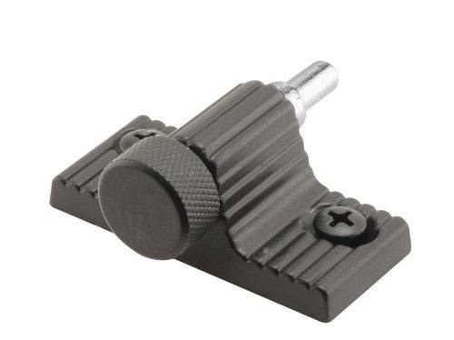 Metal Indoor Sliding Door Lock For Windows Black Finish Includes Screws 3 Pack U9849