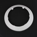 Uxcell Pipe Cover Decoration 114mm Pp Plastic Escutcheon Water Drain Line White 2pcs