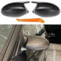 1 Pair Car Side Mirror Covers Carbon Fiber Caps Replacement For 2009-2012 Bmw 3 Series E90 E91 E92 E93 Lci Model Exterior 