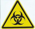 Stickertalk Biohazard Symbol Vinyl Sticker 4 5 Inches By 