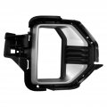 Gmc Canyon 2021 2022 Fog Light Bezel Driver Side Front Elevation Model Made Of Plastic Gray With Black Replacement For 