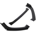 Front Lip Body Kit Spoiler For Nissan Altima 2019 2021 Gloss Black Polypropylene Bumper Protector Bolt On Aerodynamic Air Dam