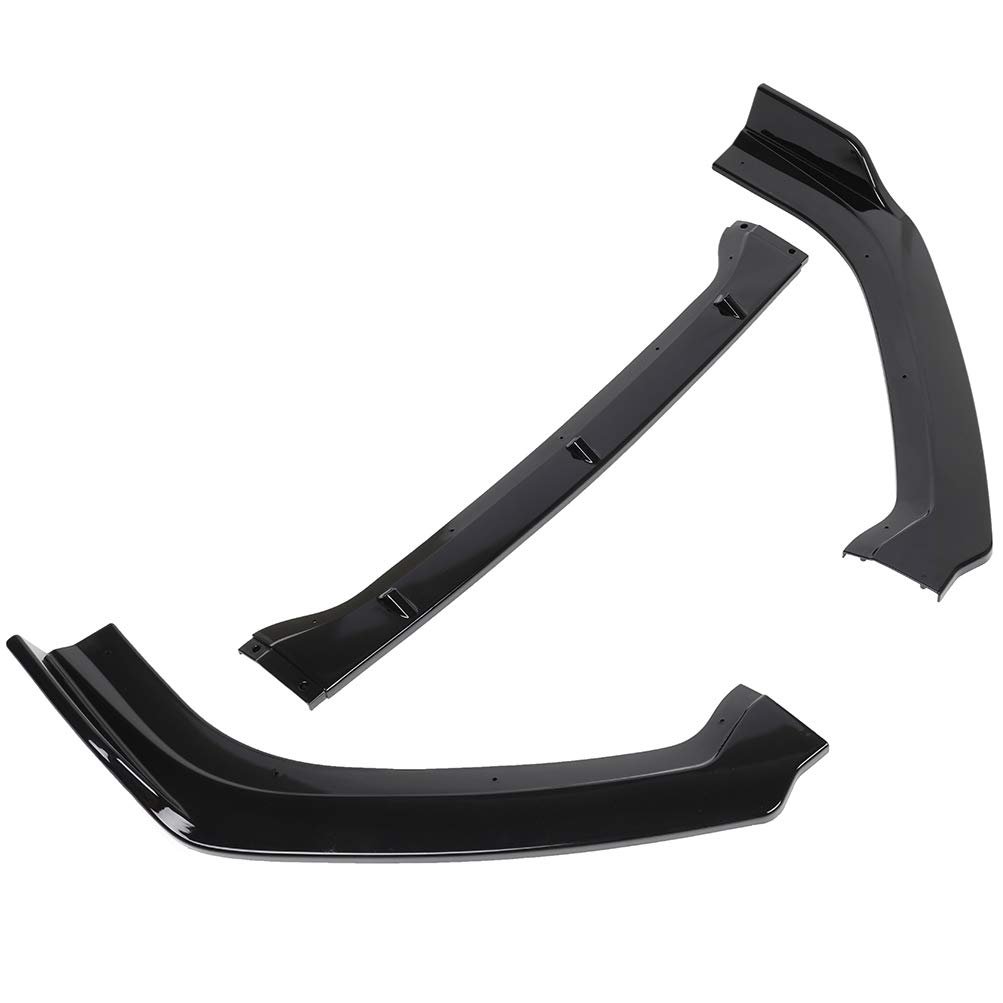 Front Lip Body Kit Spoiler For Nissan Altima 2019 2021 Gloss Black Polypropylene Bumper Protector Bolt On Aerodynamic Air Dam