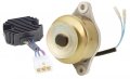 New Alternator And Regulator For Kubota Lawn Tractor Applications Rs5101 Rs5102 Rs5102a Rs5505 6c040-59250 6c040-59252