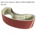 Uxcell 4-inch X 36-inch Aluminum Oxide Sanding Belt 240 Grits Sandpaper Lapped Joint For Sander 6pcs