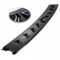 Aintier 1pc Abs Rear Bumper Chassis Spoiler Shark Fin Wing Compatible For 2002-2007 Mitsubishi Lancer Evo Glossy Carbon Look