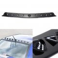 Aintier 1pc Abs Rear Bumper Chassis Spoiler Shark Fin Wing Compatible For 2002-2007 Mitsubishi Lancer Evo Glossy Carbon Look