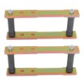 1-4 Adjustable Rear Leaf Spring Shackles Hanger Brackets Repair Kit Replacement For A-body Vehicles 