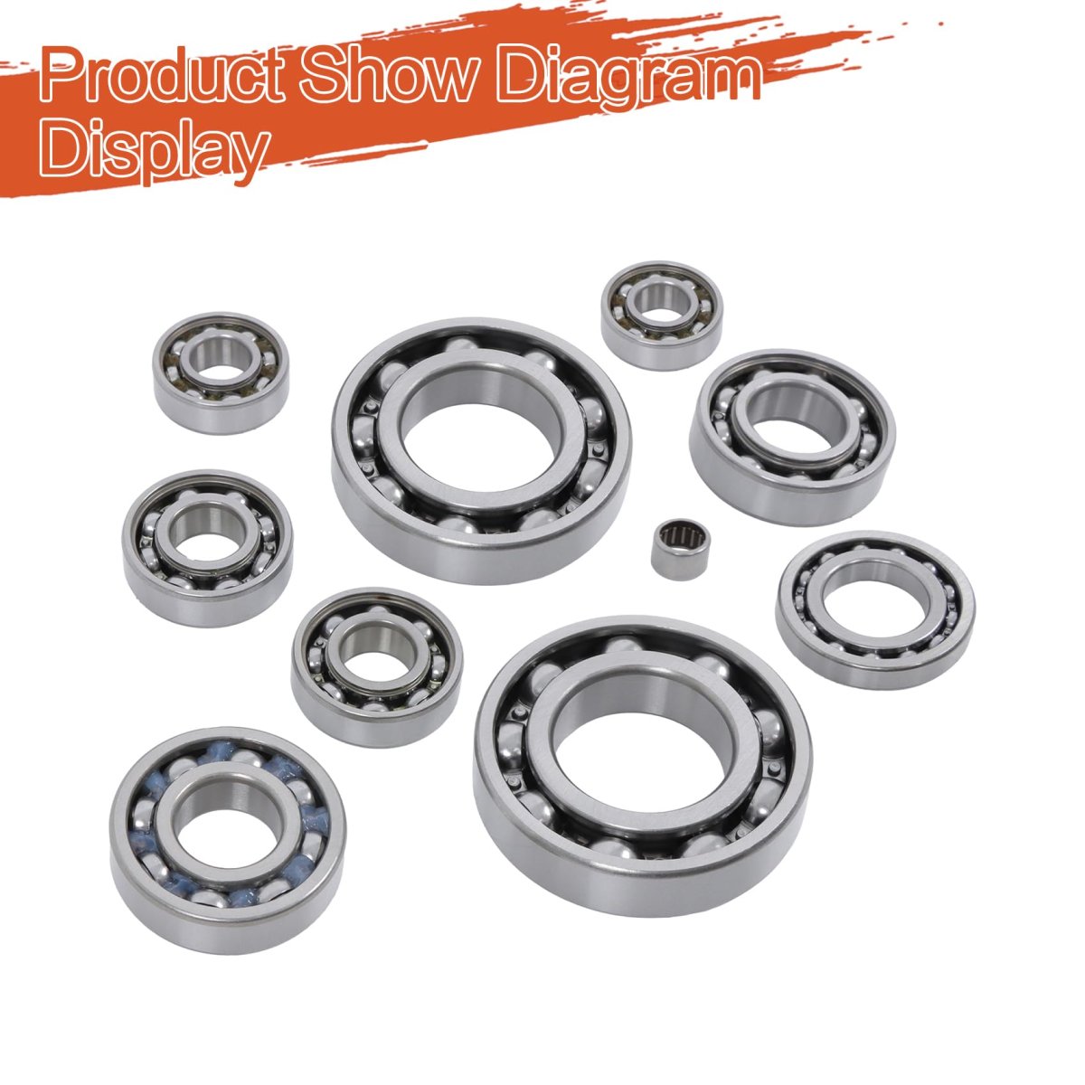 18pcs Full Bearing Oil Seal Replacement For Hr00055 Honda Trx350fe Trx350fm Trx350te Trx350tm 2000-2006