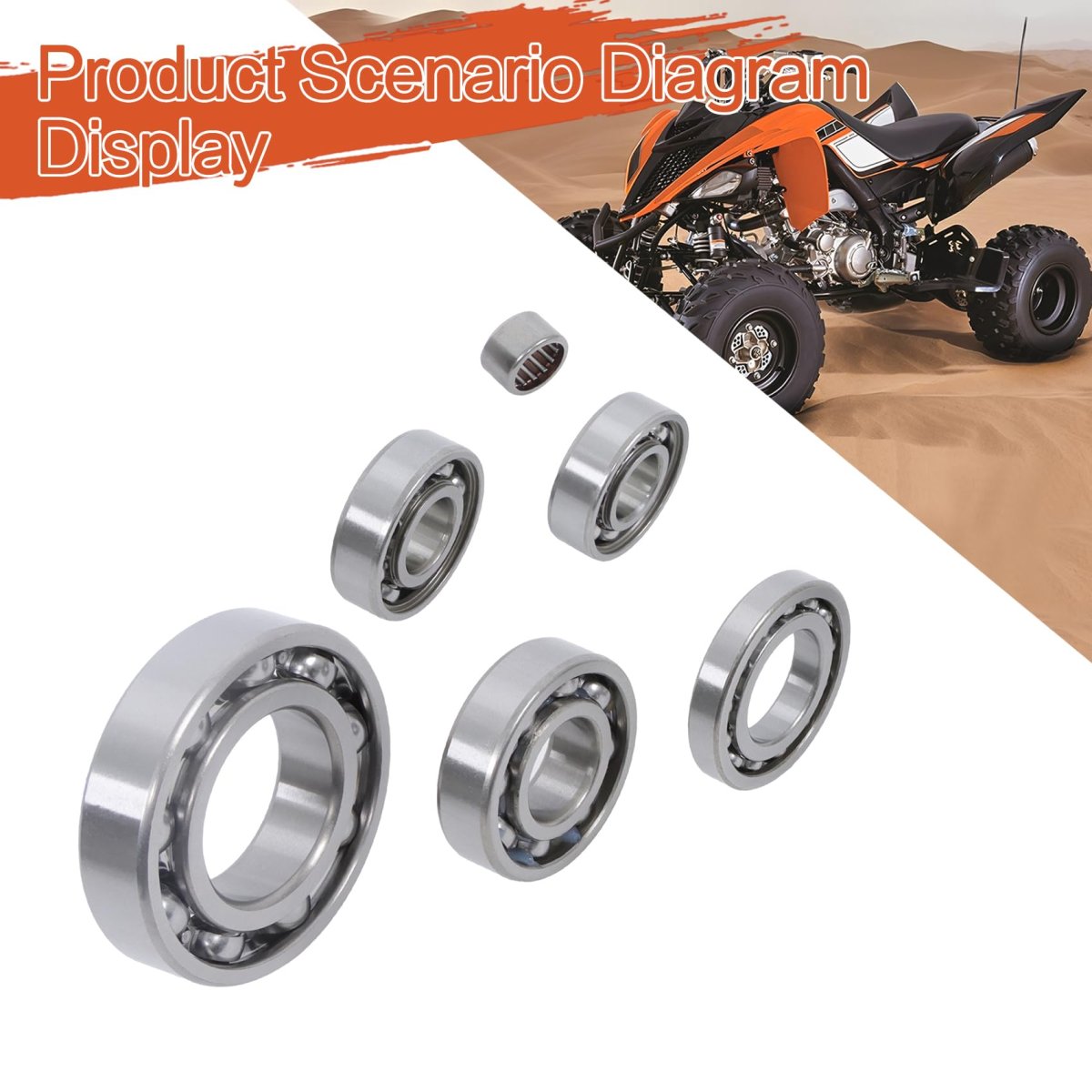 18pcs Full Bearing Oil Seal Replacement For Hr00055 Honda Trx350fe Trx350fm Trx350te Trx350tm 2000-2006