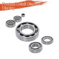 18pcs Full Bearing Oil Seal Replacement For Hr00055 Honda Trx350fe Trx350fm Trx350te Trx350tm 2000-2006