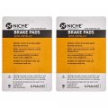 Niche Brake And Parking Pad Set For Honda Nc700xd Ctx700d Nm4 Ctx700nd 06436-mct-016 Front Rear Semi-metallic