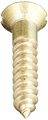 Slotted Oval Wood Screws Brass 6 X 3 4 In Sharp Point Gold 48 Piece Set 