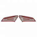 Hecasa Mirror Covers Pair Compatible With 2016-2024 Chevy Chevrolet Malibu Replacement For 84026841 84026842 Cap Housing Chrome