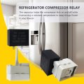 W10613606 Refrigerator Compressor Start Relay Capacitor For Kenmore 59661103101 59661164101 59661272100 59661272101 59652672201
