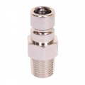 Boat Engine Fuel Line Connector Fitting 033496-10 For Honda 1 4 Npt Male Tank-side 91 Newer Chrome Plated Tank Side