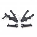 Httmt Mt390-010- Black Front Rider Foot Pegs Bracket Fit Compatible With Yzf R1 Yzf-r1 2004 2005 2006a