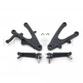 Httmt Mt390-010- Black Front Rider Foot Pegs Bracket Fit Compatible With Yzf R1 Yzf-r1 2004 2005 2006a