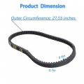 Labwork Pack Of 2 Go Kart 37x98 Drive Belt Replacement For Comet Torque Converter 203597 Replaces 10042