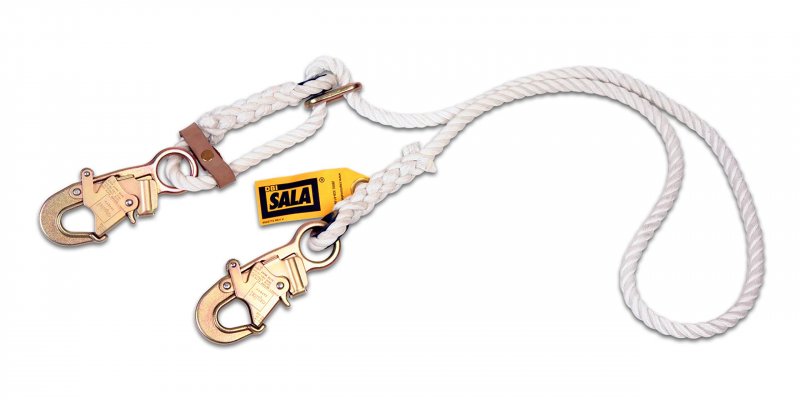3m Dbi-sala Rope Adjustable Positioning Lanyard Nylon 1 Ea