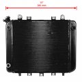 Caltric Radiator Compatible With Kawasaki Brute Force 750 Kvf750 4x4i 2005 2006 2007 Injector Model Sensor