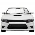Ipick Image For Dodge Srt Logo Universal Fit Enforced Stand-up Auto Windshield Sun Shade At Standard Size 54 X 27 5