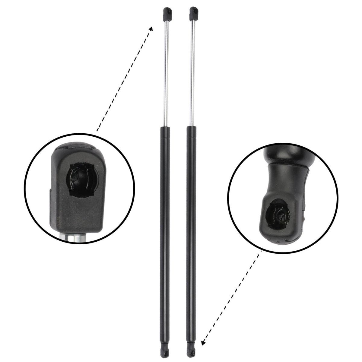 Liftgate Struts Lift Supports Gas Springs Ford Escape 2013 2014 2015 2016 2017 For Pm3775 Set Of 2