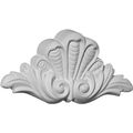 Ekena Millwork Onl05x02x01bo 5 1 2-inch W X 2 3 4-inch H P Bordeaux Leaf Center Onlay 
