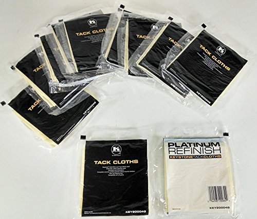 Lot Of 5 Gold Tack Cloths For Base Clear Or Primer Keystone Brand