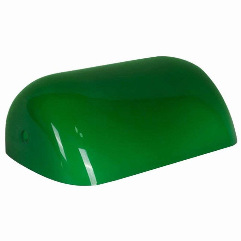 B P Lampa Cased Green Glass Shade Replacement Bankers Lamp Or Pharmacy With Bulb