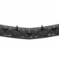 Ecotric Front Hood Bezel Molding Chrome Compatible With 2007-2014 Lincoln Navigator Replacement For 7l7z-16856-aa