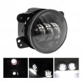 Anxingo Pair 4 Inch Round Led Fog Lights Motorcycle Driving Lamps Replacement For Jeep Wrangler Jk Tj Cj 2007-2016