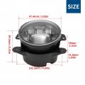 Anxingo Pair 4 Inch Round Led Fog Lights Motorcycle Driving Lamps Replacement For Jeep Wrangler Jk Tj Cj 2007-2016