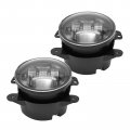 Anxingo Pair 4 Inch Round Led Fog Lights Motorcycle Driving Lamps Replacement For Jeep Wrangler Jk Tj Cj 2007-2016