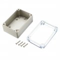 Uxcell 100x68x50mm Electronic Waterproof Ip65 Sealed Abs Plastic Diy Junction Box Enclosure Case Clear