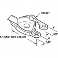 Prime-line F 2858 Window Sash Lock 1-3 4 In Hole Center Zinc Diecast Bronze Single Pack