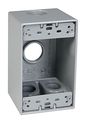 Taymac Sd475s Weatherproof Box 1-gang 4 3 4-inch Outlets Deep Gray 