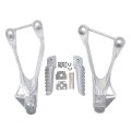 Tcmt Rear Passenger Foot Pegs Footrest Bracket Fit For Kawasaki Ninja Zx6r 2005-2008 Zx636 2005-2006