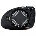 Passenger Right Side Mirror Glass Assembly With Plastic Back Plate Heated Compatible Vw Volkswagen 2005-2014 Jetta 2009-2010