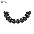 Uxcell M8x12mm Hex Socket Button Head Cap Bolts Screws Carbon Steel 25pcs