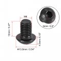 Uxcell M8x12mm Hex Socket Button Head Cap Bolts Screws Carbon Steel 25pcs