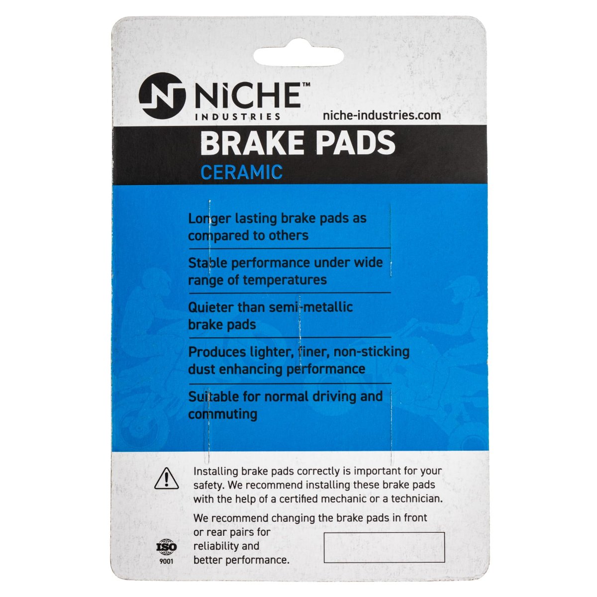 Niche Brake Pad Set For Honda Pioneer 1000 1000-5 Rear Left Ceramic