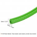 Uxcell U Channel Edge Trim 16 4ft Length Rubber Guard Seal Strip Protector Fit For 0 3-1 5mm 15 64 W X 5 H Green
