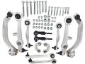 Front Control Arm Ball Joint Tie Rod And Sway Bar Link Kit 12 Piece For 1998-2001 Audi A4 Quattro 