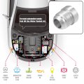 X Autohaux Car Auto 12an Male Weld On Fitting Bung Hose Adapter Fuel Oil Aluminum Alloy Silver Tone Pack Of 4