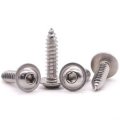 M6 X 35mm Flanged Button Head Socket Cap Self Tapping Screws 304 Stainless Steel 18 8 Wood And Sheet Metal Full Thread Pack Of 
