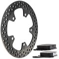 Niche Rear Right Brake Rotor Pad Kit Semi Metallic For Suzuki Gsxs1000f Katana 1000 69100-08860 69100-16852 69211-04k00 