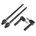 4pcs Front Inner Outer Tie Rod Ends Kit Suspension Steering End For Chevrolet Camaro 2010-2011 Drag Link No Es800939 Ev800885 