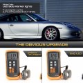 Vipmotoz White Led Strip Side Marker Light Front Fender Parking Lamp Replacement For 1999-2004 Porsche 996 911 Carrera 97-04